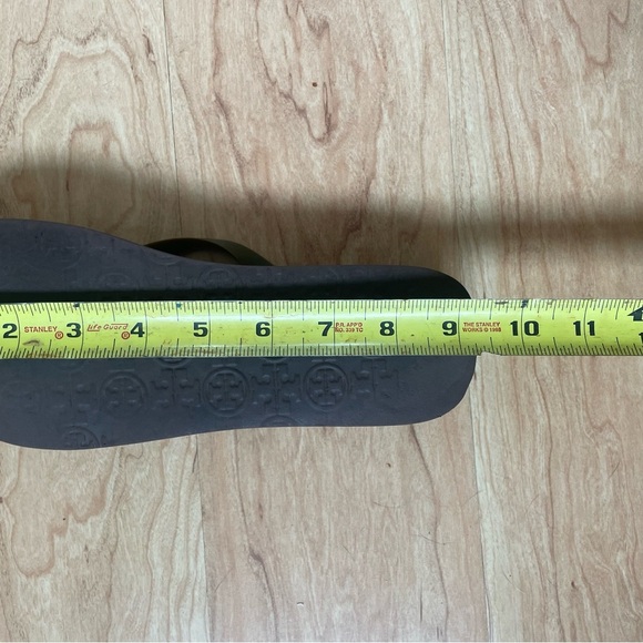 Tory Burch Wedge Flip Flip Sandals with Monogram Woman’s Size 7 - Picture 7 of 7